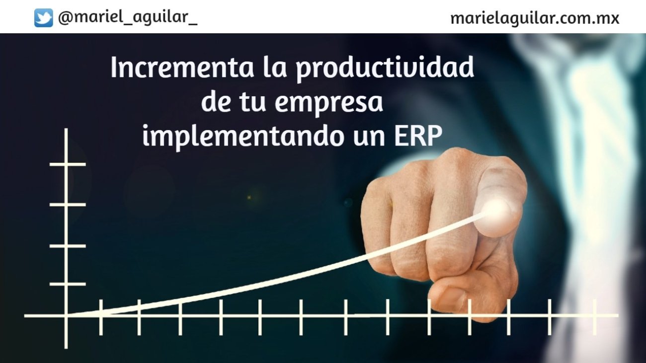 Incrementa la productividad de tu empresa implementando un ERP