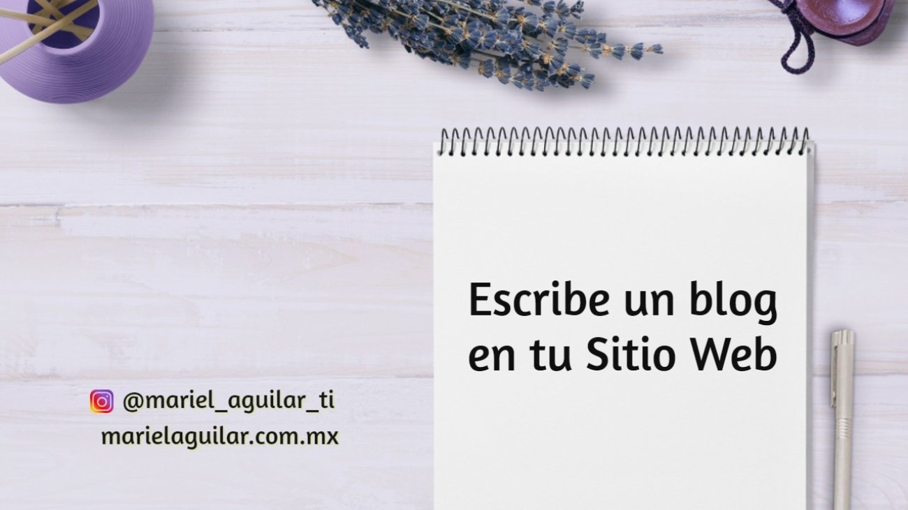 Blog en Sitio Web
