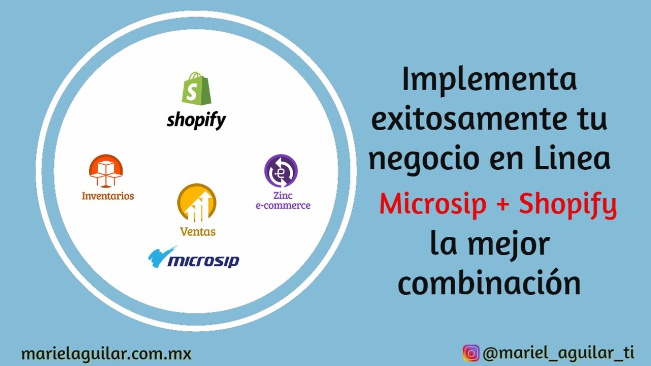 tienda en linea Shopify microsip