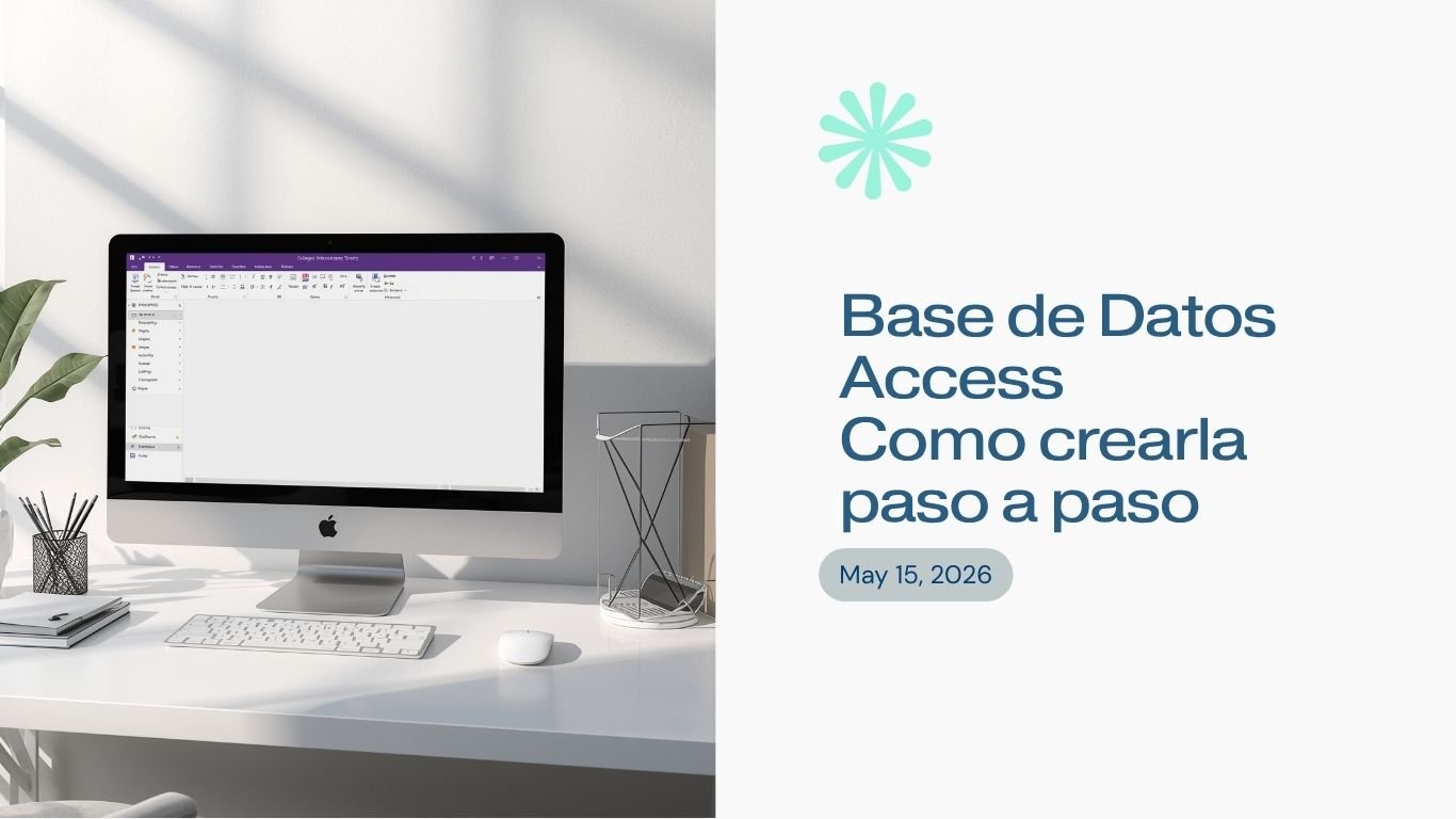 como crear una base de datos en access